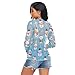Winter Snowman Rabbit Panda See Through Tops for Women Mesh Sheer Tops Long Sleeve Women Blouse Handle Zipper Camping Swimming Pool Beach Size XXL
