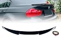MpTuned Heckspoiler passend für BMW 3er E90 Limousine 2004–2013, Spoiler Lippe Kofferraum M4 Stil, ABS Kunststoff, Schwarz Glänzend, Sport Design, Einfache Installation