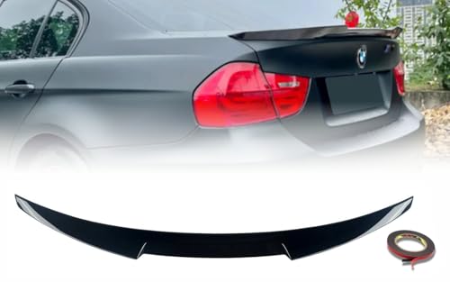 Becquet arrière aérodynamique noir brillant style M4 pour coffre BMW E90