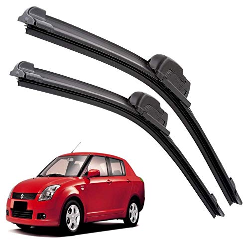 Image of Euro Care Windshield Car Wiper Blades Compatibility With Maruti Suzuki Swift Dzire Old (Model : 2008-2017) - Set of 2Pc (D-21,P-19)