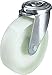 Blickle LRXA-PO 50G Swivel Caster, 1.97" Wheel Diameter, 165 lb. Load Capacity
