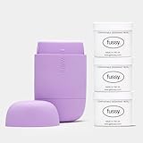 Fussy - Natural Refillable Deodorant - Lilac Case & Variety Refill Pack - Wide Eyed Citrus, Night Tales Flora & Wavy Days Mint - Aluminium Free - Vegan & Cruelty Free - 100% Natural & Effective