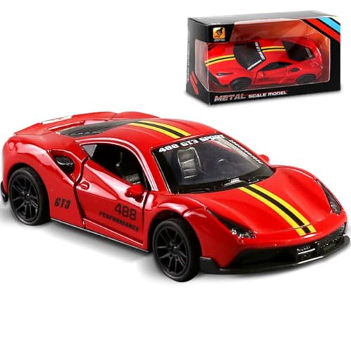 WFKKMEQ Modellino Auto, Modello Tuning in Realistico1:24, Veicolo Giocattolo, Modellini