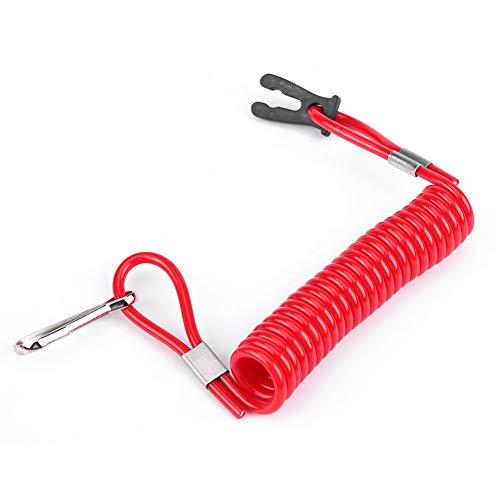 Qiilu Motor Kill Switch, Outboard Engine Ignition, Emergency Kill Stop Switch Key Lanyard Rope Clip Safety Lead Lanyard Extendable For All Series Quickstop Boot - View #4
