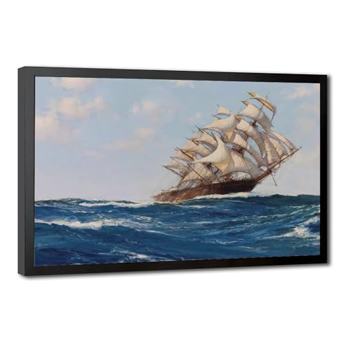Tableau sur toile The Maitland Montague Dawson suspension haut de gamme