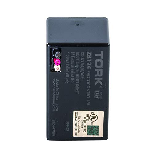 NSI TORK ZB124 Electronic Button Photocontrol, 8A, 105-305V - image 6