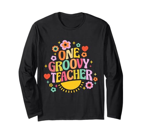 One Groovy Teacher Retro School Vibes �|�W�e�B�u�Ȉ��p ����T�V���c