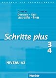  Schritte plus 3+4: Deutsch als Fremdsprache / Glossar Deutsch-Thai