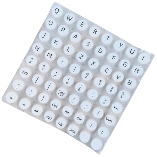 Adesivi Per Tastiera Per Unghie Lunghe Tasti Sollevati Keycaps Antiscivolo Accessori per Ufficio per Uomo Donna Casa Viaggio Computer Gioco Laptop