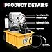Nakkaa 750W 220V 7L Electric Hydraulic Pump Double Return Pump with 3 Meter Oil Pipe Prototype Switch Hydraulic Power Pack Cylinder Electric Portable Pump