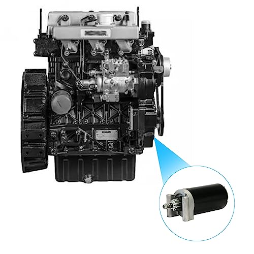 Carkio New Starter Motor Replacement Compatible with Kohler Courage Engines 20HP 23HP 25HP 27HP OE # 32-098-01 32-098-01S 32-098-03 32-098-03S 32-098-04 32-098-04S