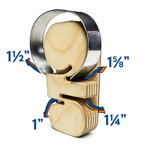 Bastex 4 in 1 Bracelet Bending Jig Tool. Includes Four Different Wrist Sizes