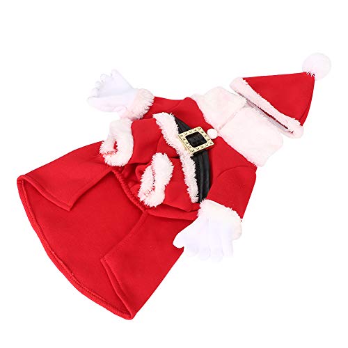 Ropa Navideña para Mascotas el Regalo Ideal de Navidad para Perros y Gatos con Gorro 5