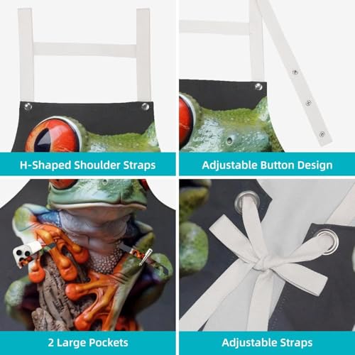 Tablier de cuisine multicolore pour bistrot évitant les éclaboussures