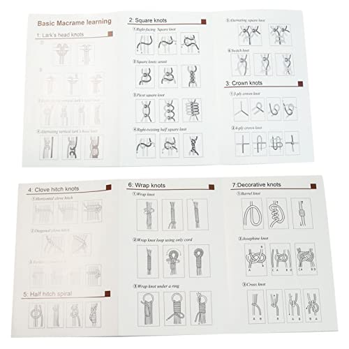 Tablero de proyecto de macramé acolchado para tejer manualidades 7