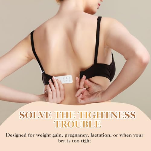 8 Pcs Women's Bra Extender 2 Hook, Soft Comfortable Bra Extenders 2 Hooks, Elastic Bra Strap Extender 2 Hook for All Common Bra Models3