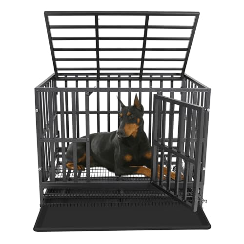 Confote 37 Heavy Duty Dog Crate with Removable Tray