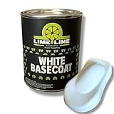 LiME LiNE Automotive Basecoats, 1k Urethane Base Coat Color (White Basecoat Quart)