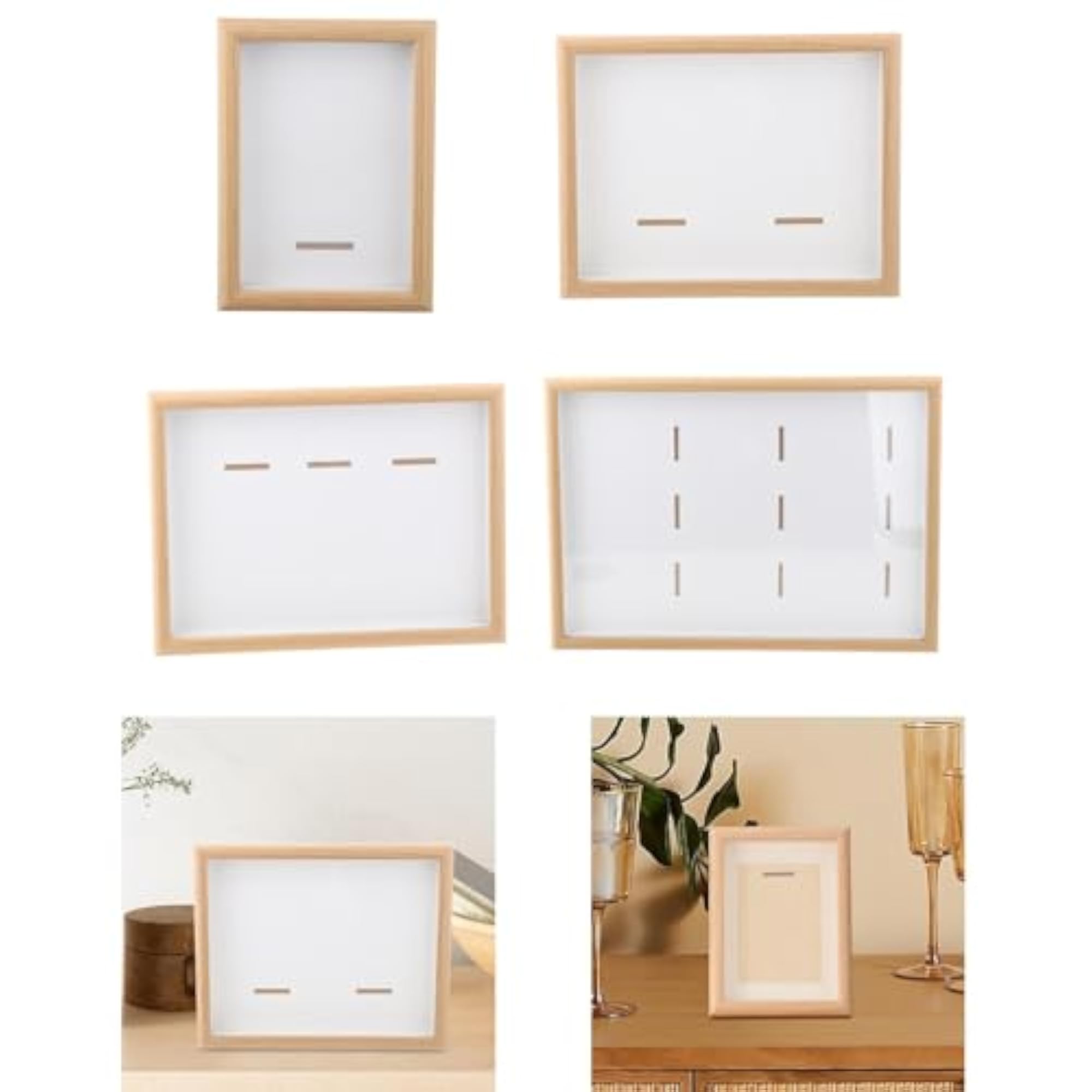 Medals Display Case Versatile Wood Shadow Box