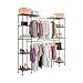 Seville Classics Expandable Closet Organizer System, Satin Bronze