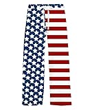 Girls Memorial Day Lounge Pant Boys Fourth of July Sweatpants Stars Stripes Lounge Pant 7-8 Years