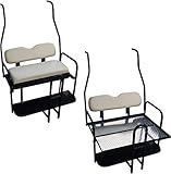 STEELENG CLUB CAR DS GOLF CART 2000-20113 MODEL LIGHT TAN CUSHION (BLACK)