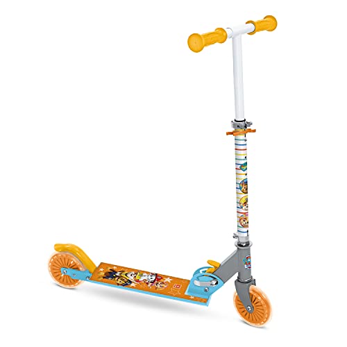 Mondo Toys Wheels-28685 28685 Aluminium Scooter for Boys/Girls Paw Patrol Adjustable Handlebar 2 Wheels, Multicoloured, Standard Size