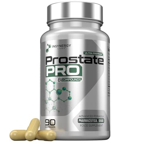 Prostate Pro – Suplemento Premium para la Salud Prostática con Saw Palmetto (Serenoa Repens), Ortiga, Beta-Sitosterol y Licopeno - Protección y Bienestar de la Próstata – 90 Cápsulas Veganas