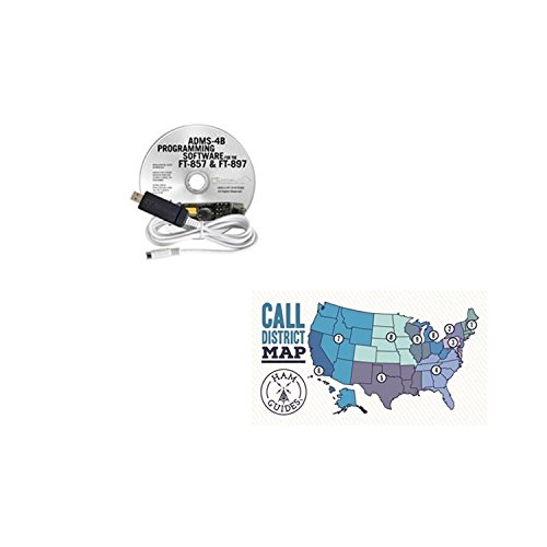 Yaesu Software & Cable: FT857/857D/897/897D and Ham Guides TM Pocket Reference Card Bundle