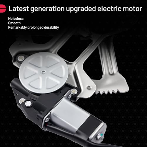 Image of BDFHYK 741-716 Power Window Regulator with Motor Front Right, Compatible with 1990-1993 Honda Accord
