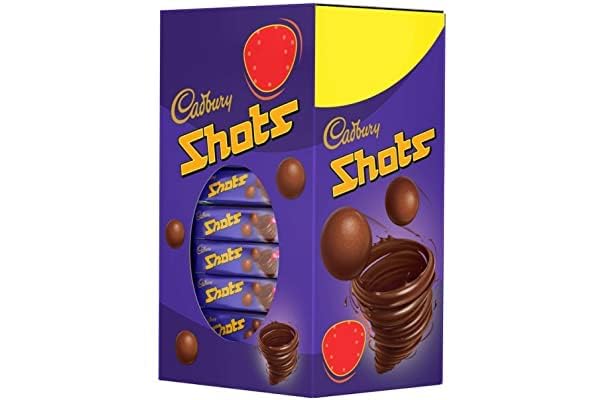 Image of Cadbury Dairy Milk Chocolate Shots, 208.8G Carton(Pack of 2),418 Grams