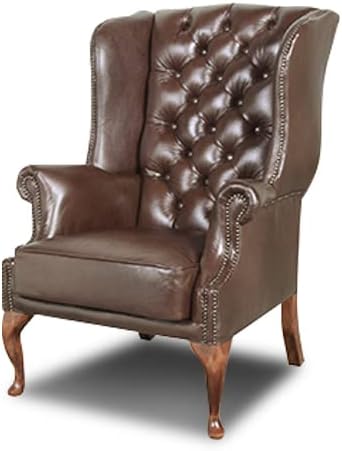 Chesterfield Sessel Cathedral | 2 bis 4 Wochen Lieferzeit (Cloudy Dark Braun)