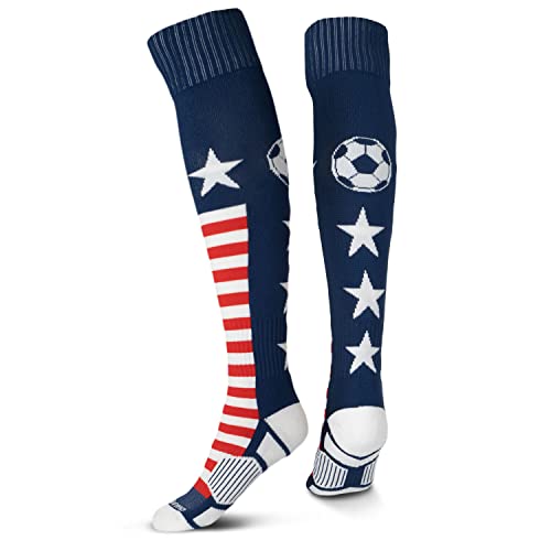 ChalkTalkSPORTS Soccer Athletic Over the Calf Socks | Multiple Designs | Youth & Adult Sizes - Main Image