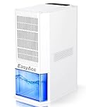 EasyAcc® Dehumidifier for Basement, (800 sq. ft) Ultra-Dehumidifier for Home -1L/Day with 4 Copper Pipes-Dehumidify by 4 times/85W/Auto Shut off/7 LED Help to Prevent Mould Musty Smells Garage Q22