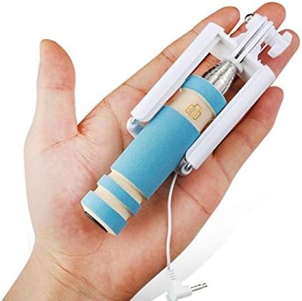 Smallest Selfie Stick for Smart Phone (Blue)