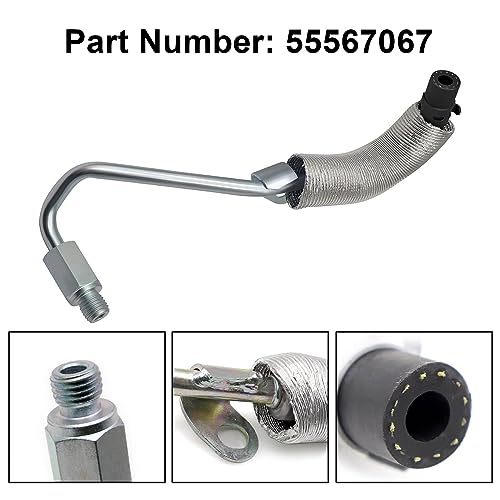 Image of SecosAutoparts Turbo Charger Coolant Return Hose Fit for Chevrolet Cruze 2011-2016 Sonic 2012-2020 Trax 1.4L 2013-2020 Tracker 2013-2015 Fit for Buick Encore 2013-2020# 55567067