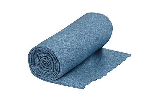 Toalha de Microfibra Airlite Towel 2019 Sea to Summit - Tamanho L Cor:Azul