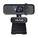 Webcam autofous HD 1080P con Microfono stereo, Jelly Comb Web camera USB con Copertura per Skype, FaceTime, Hangouts, Zoom, Twitch, XSplit, PC/Mac/Laptop/Tablet/Windows 10