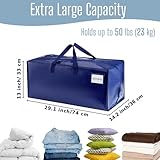 VENO 6 Pack Heavy Duty Moving Bags with Backpack Straps, Zippers & Handles, Extra Large Packing Bags for College Dorm Essentials, Moving Supplies Alternative to Cardboard Moving Boxes