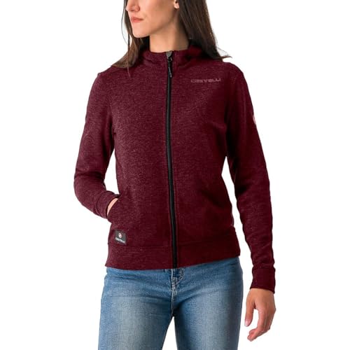 CASTELLI Milano 2 Full Zip Fleece Sudadera Ciclismo Hombre/Mujer Cremallera Completa Cómoda Transpirable Entrenamientos y Fríos Invierno