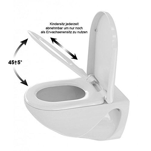 Familien WC Sitz MYLAVABO für Kinder und Erwachsene