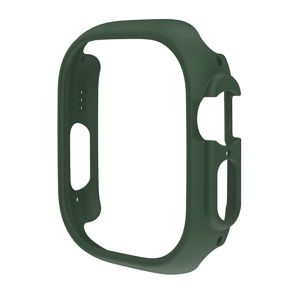 Boîtier protecteur Apple Watch 8 41mm anti-rayure cadre rigide vert
