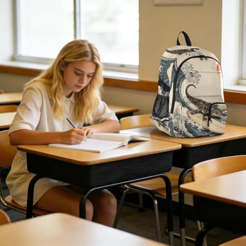 Mochila para laptop con diseño de suricata para la escuela de adolescentes de 7 a 18 años 6