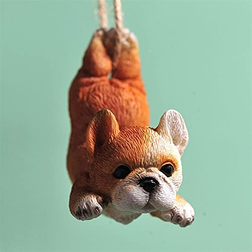 Sculpture animal balançoire en résine pour décorer un arbre de jardin