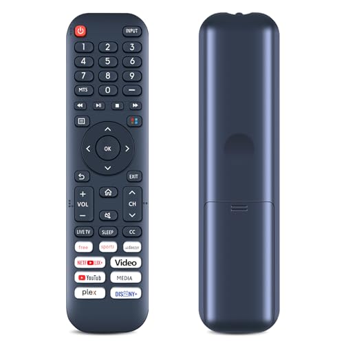 WKOLF Replacement Remote Control Compatible with Supersonic SC-1520VTV SC-1920VTV SC-2420VTV SC-2426SDVD SC-1926DVD SC-3226SDVD Smart AC/DC LED TV
