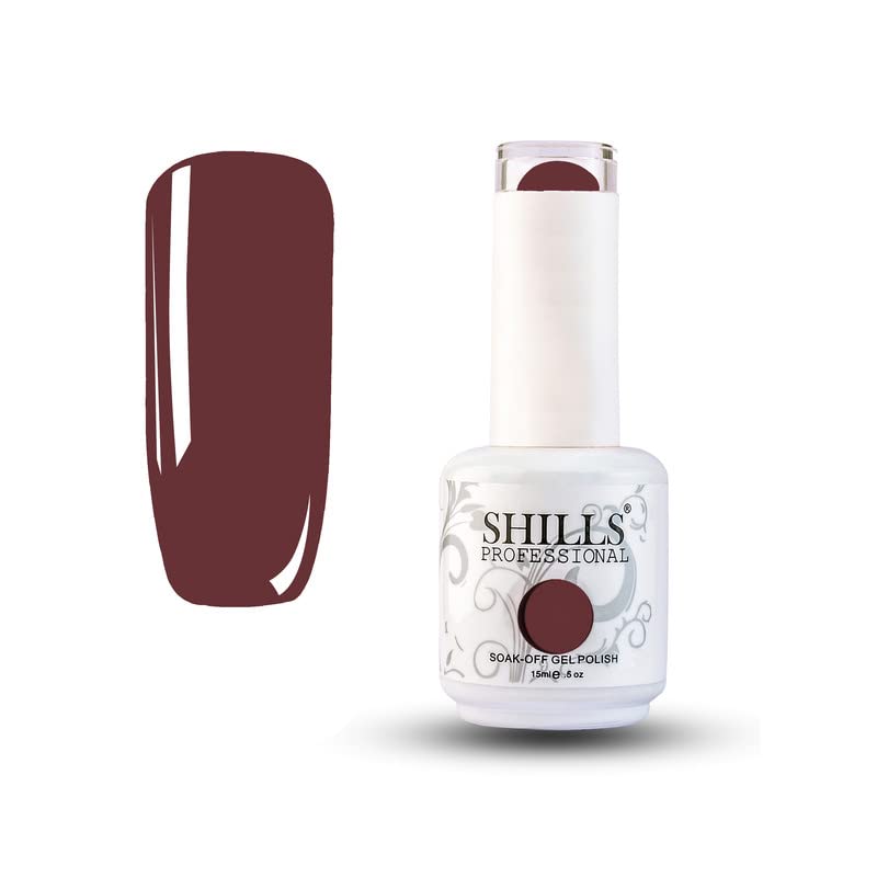 Image of Shills Professional Uv /Led Soak Off Gel Polish (Gel Nail Polish) Glossy Finish Nail Polish Color Shade 78, 15 Ml