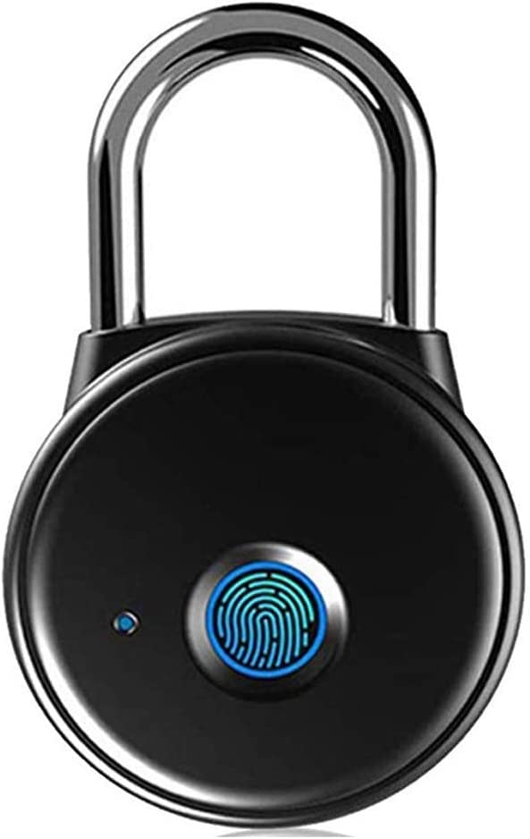 Candado con Huella Dactilar, Cerradura Inteligente con Bluetooth para teléfono, Cerradura de Seguridad para Puerta Exterior, línea de candados