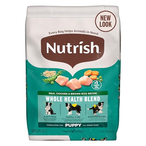 Nutrish Puppy Real Chicken & Brown Rice Recipe Whole Health