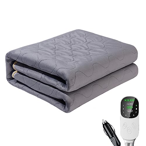EEYZD Electric Car Blanket, 12-Volt Portable Electric Blanketfor Car, Truck, SUV, RV, Great for Winter, Home, Road Trip and Camping Use,71 * 27in