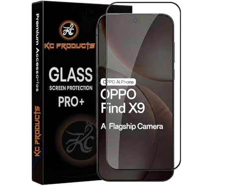 Image of Tempered Glass Screen Protector Compatible For OPPO FIND X9 5G with Easy Self Installation Kit